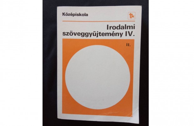 Irodalmi szveggyjtemny kzpiskola IV