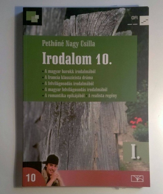 Irodalom 10. I. Tanknyv (Nagy Csilla) 2017 (7kp+tartalom)