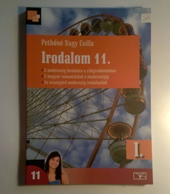 Irodalom 11. I. Tanknyv (Nagy Csilla) 2018 (jszer) 7kp+tartalom