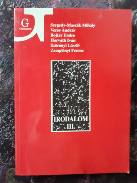 Irodalom III. tanknyv (Krnika Nova Kiad) - KN 0035-G