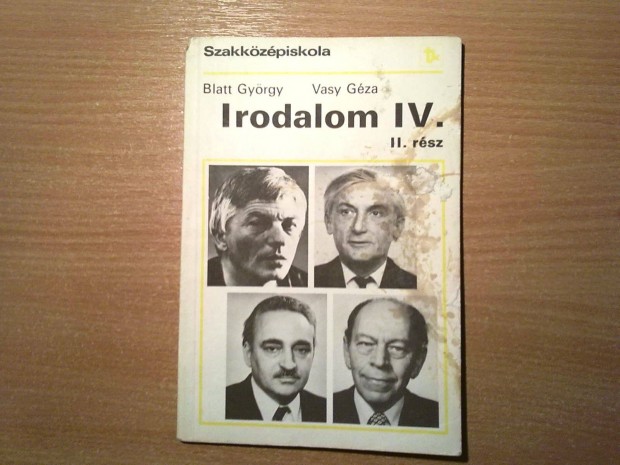 Irodalom IV. II. rsz
