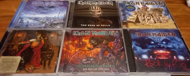 Iron Maiden cd lemez 6 db egyben Eredeti kiadvnyok