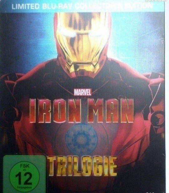 Iron Man Blue Ray trillgia jszer