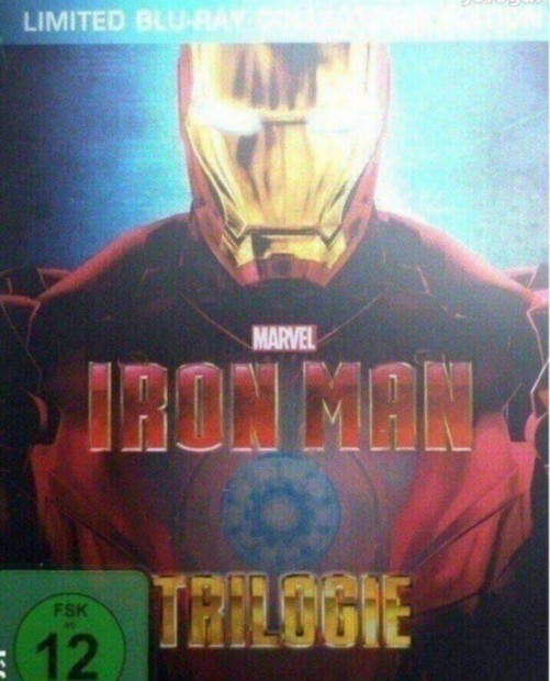 Iron Man blu ray trillógia