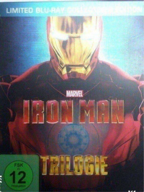 Iron man Blu Ray trillgia limitlt kiads