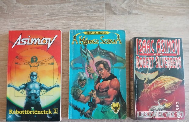 Isaac Asimov sci-fi s fantasy regnyek