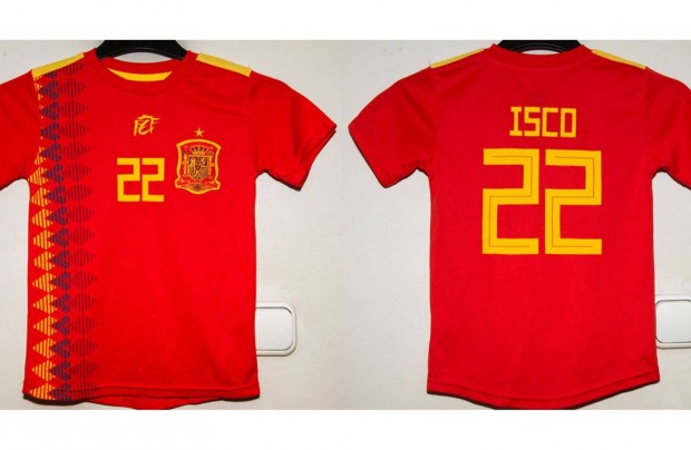 Isco - Spanyol vlogatott gyerek focimez