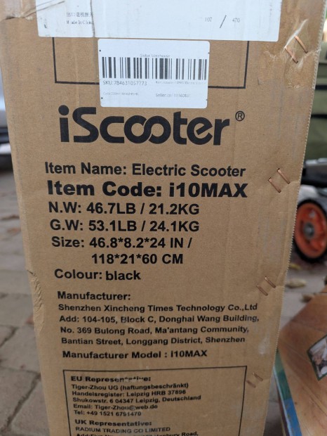 Iscooter i10max elektromos roller j!