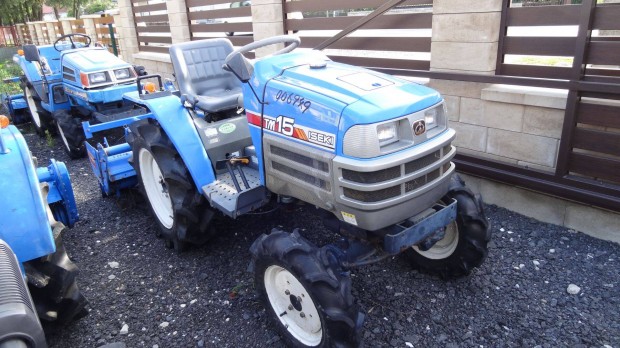 Iseki TM15D Japn kis traktor talajmarval!