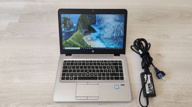Iskolára HP Elitebook 840 G3 14" laptop i5-6300U 8GB,250GB ssd,Új aksi