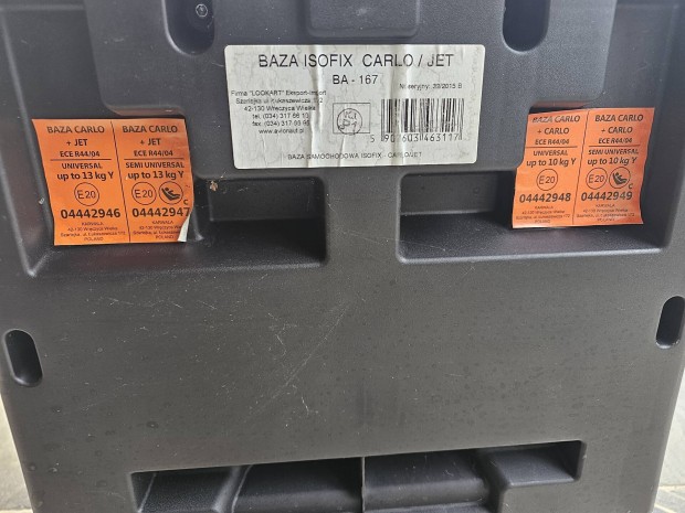Isofix bázistalp