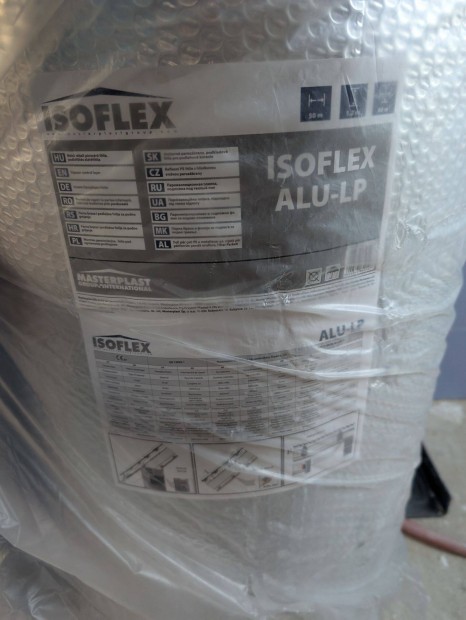 Isoflex ALU-LP 50m párazáró légbuborékos fólia