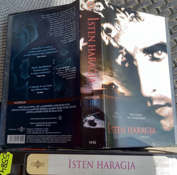 Isten haragja - horror vhs - Bill Paxton