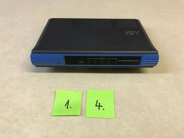 Isy Inw 3000 5 portos gigabites hlzati switch 1000 Mbit/s