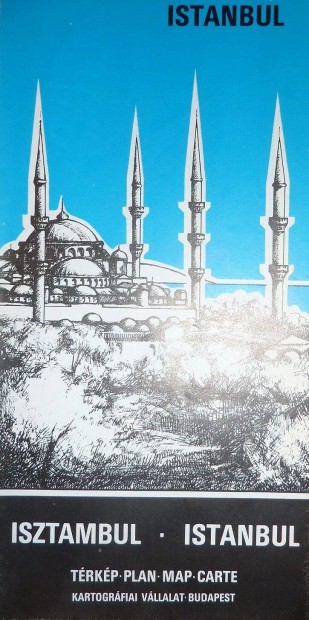 Isztambul turistatérkép 1:12500, új