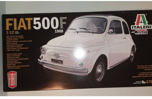 Italeri Fiat 500 F 1:12 makett elad