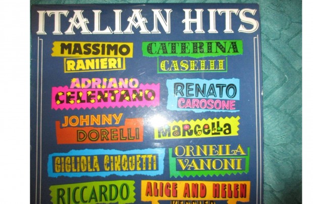 Italian Hits bakelit hanglemez elad