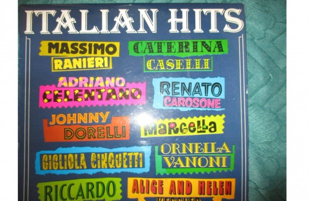 Italian Hits bakelit hanglemez elad