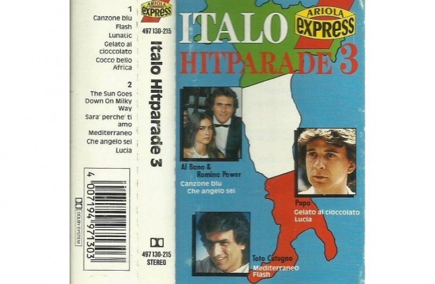 Italo Hitparade - nmet audiokazettn-eredeti felvtel 1988-Ariola