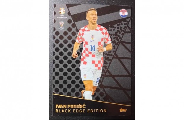 Ivan Perisic Horvtorszg Black Edge Edition focis krtya Euro 2024