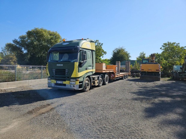 Iveco AS440S vontat s Hoffman fptkocsi 56t ssztmeg