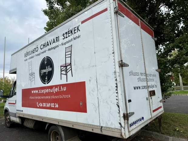 Iveco Daily doboz tároló raktár kamra felépítmény