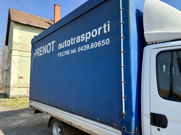 Iveco Daily plat aluplat ponyva rolponyva felptmny 