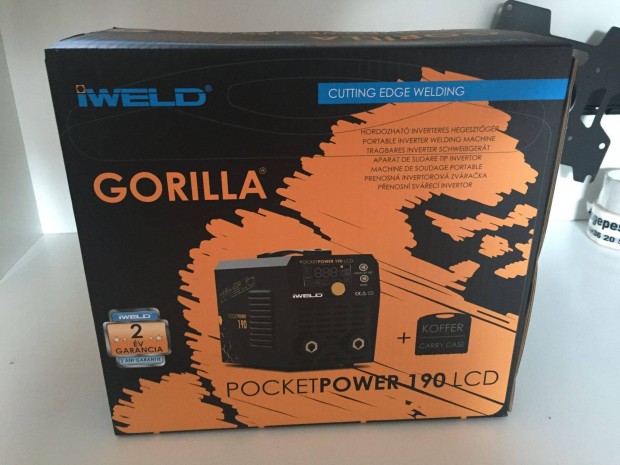 Iweld Gorilla Pocketpower 190 LCD 180A Hegeszt inverter