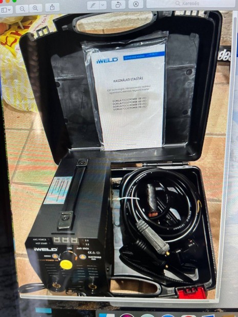 Iweld Gorilla Pocketpower 190 Vrd inverteres hegesztő