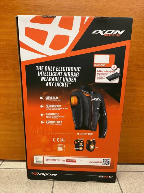 Ixon Airbag l�gzs�kos motoros protektor mell�ny �j, m�ret XL