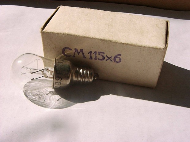 Izz CM115x6 ussr 115V 6W E10