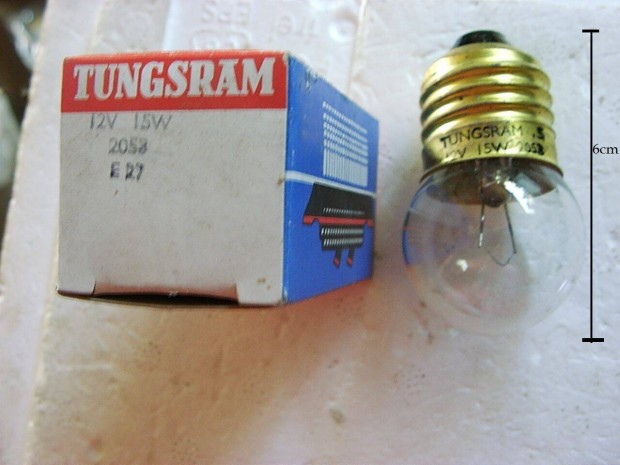 Izz, hajizz 12V 15W E27 (34x60mm)