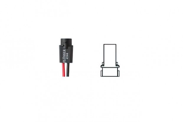 Izzó foglalat Flösser 12V W2x4.6D - kábellel
