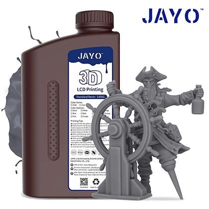 JAYO, Grey (szrke) 1000G UV STANDARD 3D RESIN (4695)