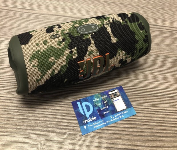 JBL Charge 5, Camo, jszer, Garancia