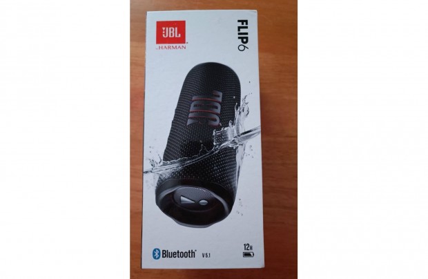 JBL Flip 6 hangszr, Bluetooth, Fekete j