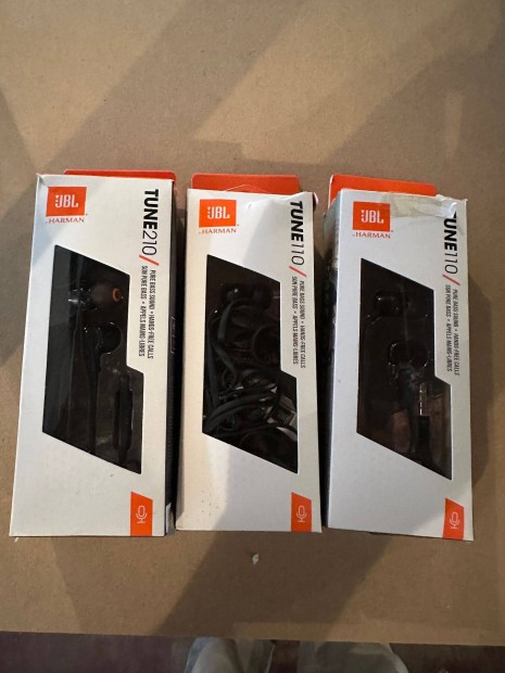 JBL Harman Tune 210 Wired 3X Flhallgat