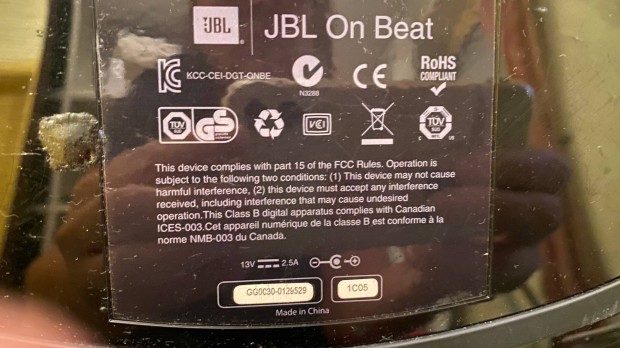 JBL On Beat Dokkoló
