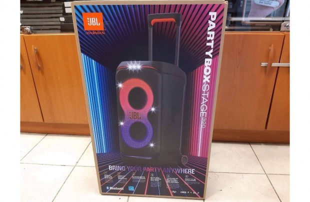 JBL Partybox Stage 320 Bluetooth Party Hangszóró Új Bontatlan 2 év Gar