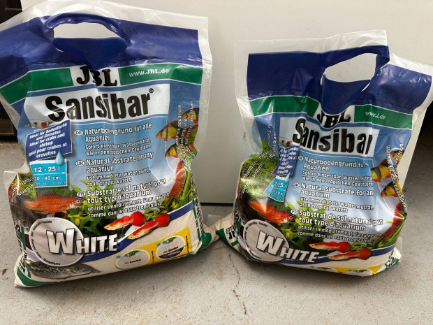 JBL Sansibar White akváriumi homok 2 x 5 kg
