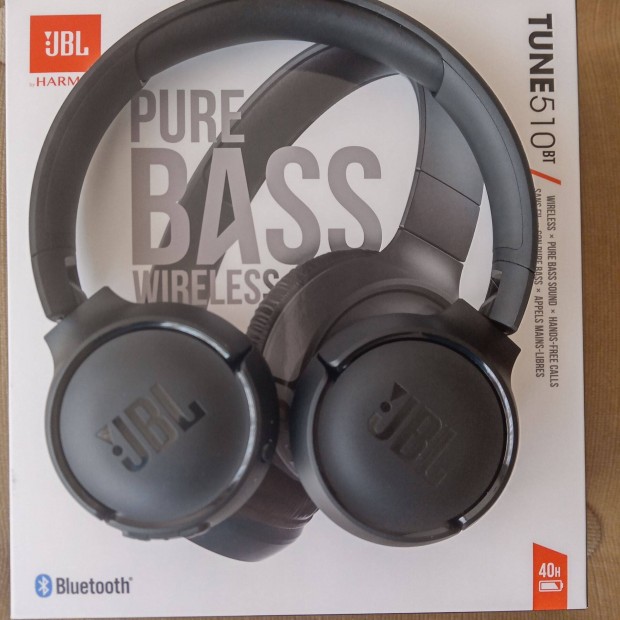 JBL Tune 510 BT Pure Bass Bluetooth Uj fejhallgato headset