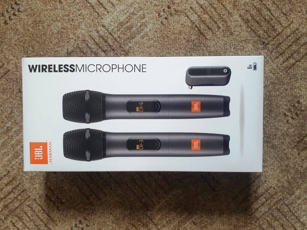 JBL Wireless Microphone mikrofon szett Partyboxhoz - j, garancilis