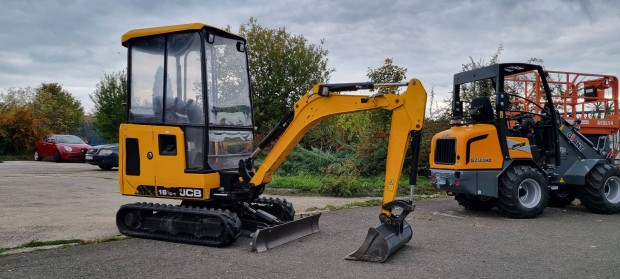 JCB 16C-1 T3 gumihevederes mini kotrógép