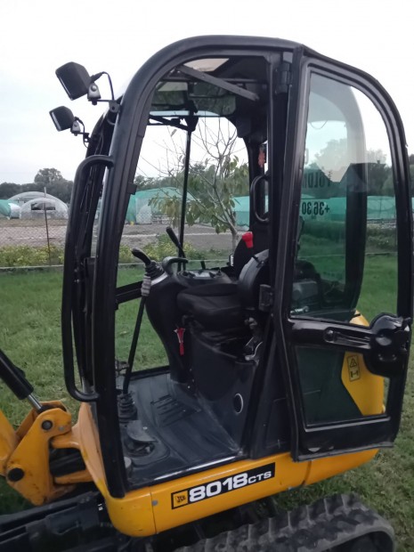 JCB 8018 cts. minikotr