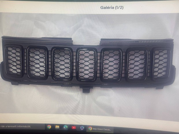 JEEP GRAND Cherokee Grillrcs j Fekete Mopar