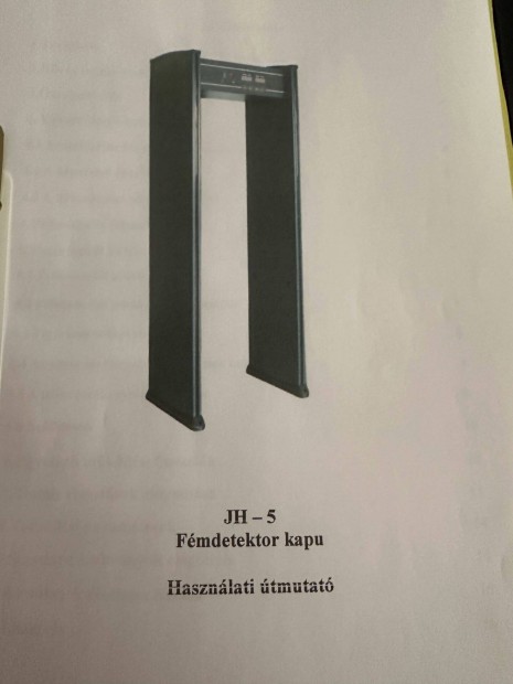 JH-5 fémdetektoros kapu