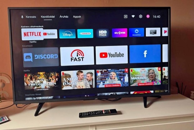 JVC 43" UHD 4K Smart led tv