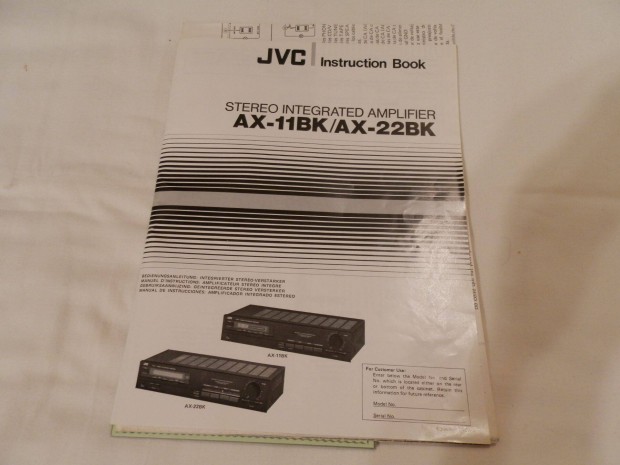 JVC AX-11BK/AL-F30BK/TD-X401B HiFi manual