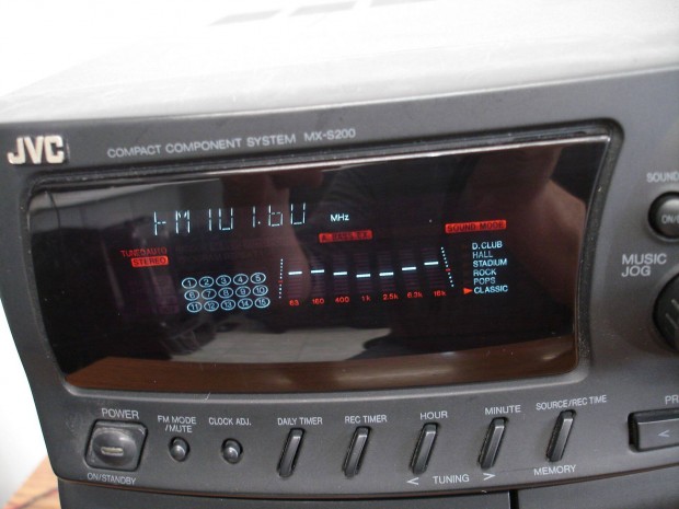 JVC CA-S200 mini hifi rdi tuner - magn - CD - AUX