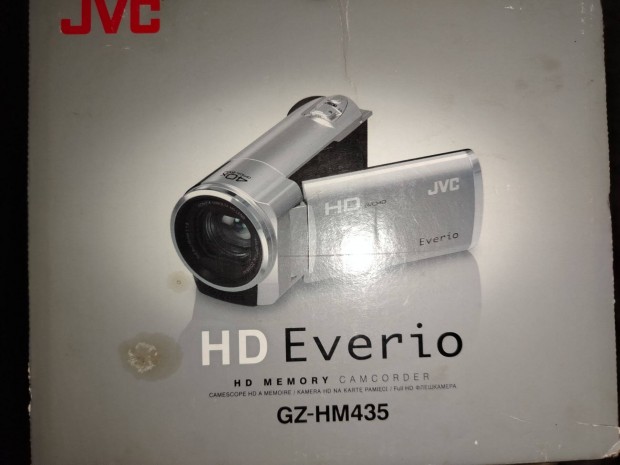 JVC GZ-HM435 Full HD videkamera (Dobozos, 1x-2x hasznlt)szp llapot